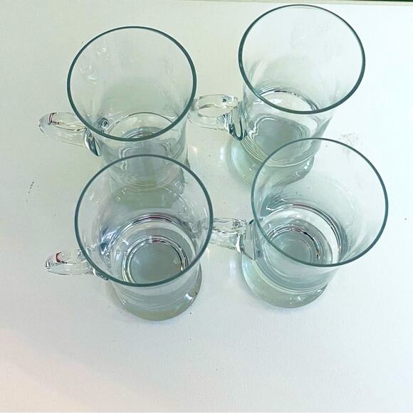 Vintage Holmegaard Danish Glass Coffee Cups, Tea Cup, Mugs, Irish, Whisky, Retro - Picture 6 of 7